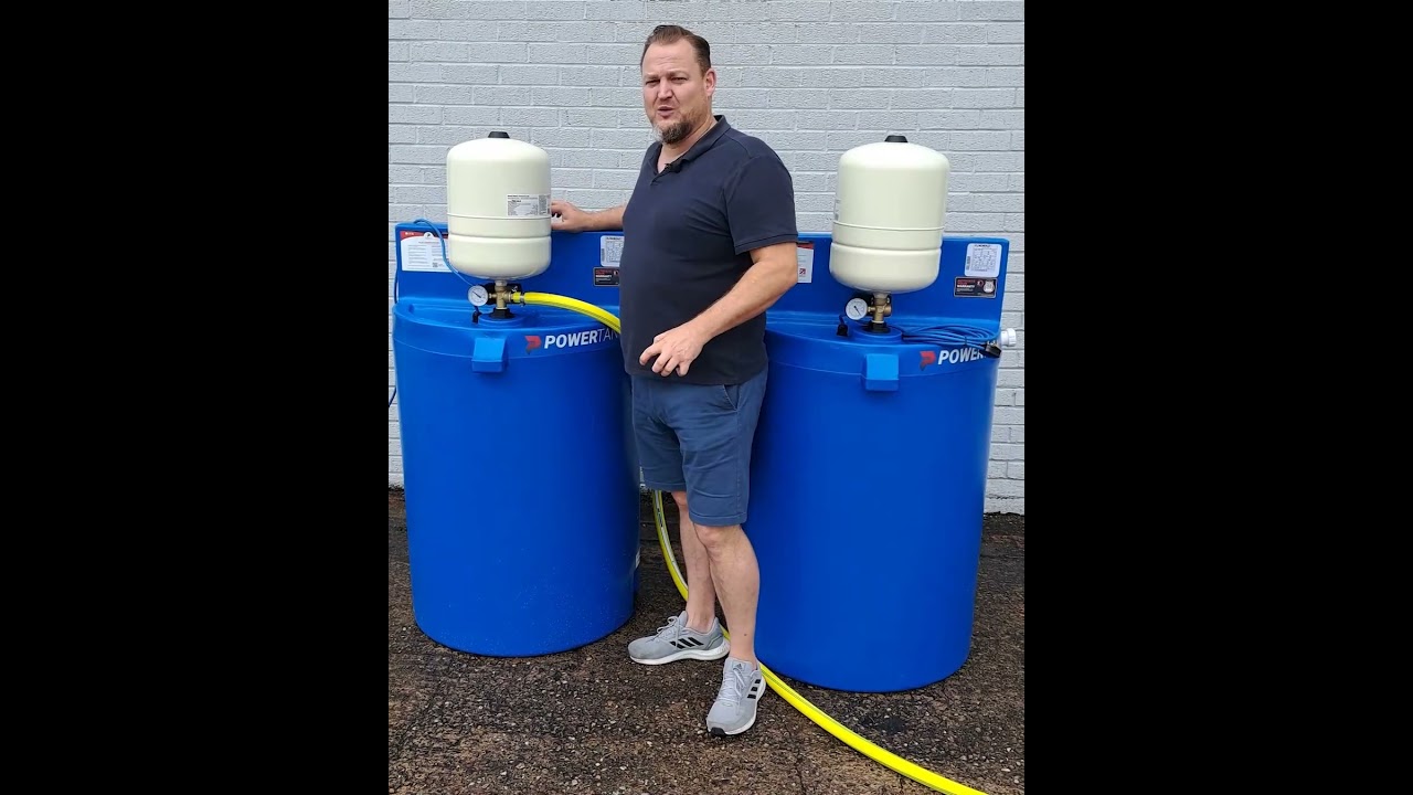 Industrial Washdown demo with Rob! #WaterBoosting #BoosterSet #WaterPumping #water #PowerTank
