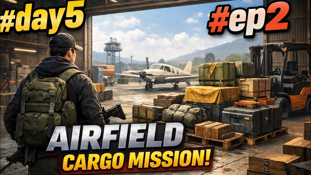 Airfield Cargo Mission Complete 🔥 Hanger Cargo Collect | GTA Online Gameplay #day5 #ep2