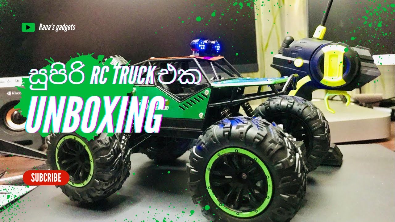 සුපිරි RC Crawler එක - remote control truck unboxing | SRT Racing | Sinhala