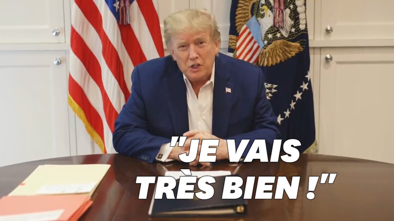 Donald Trump, hospitalisé à cause du covid-19, dit aller 