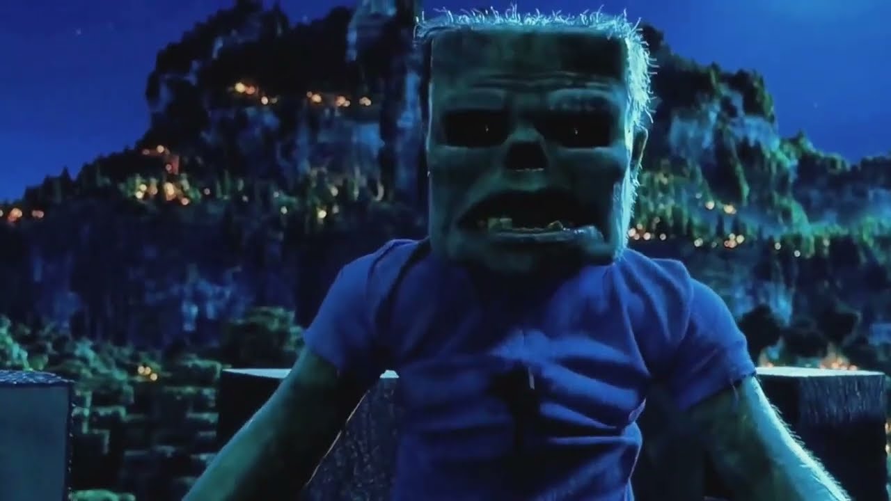 A Minecraft Movie | Steve vs Zombies Lil boo Thang Movie Soundtrack 2025