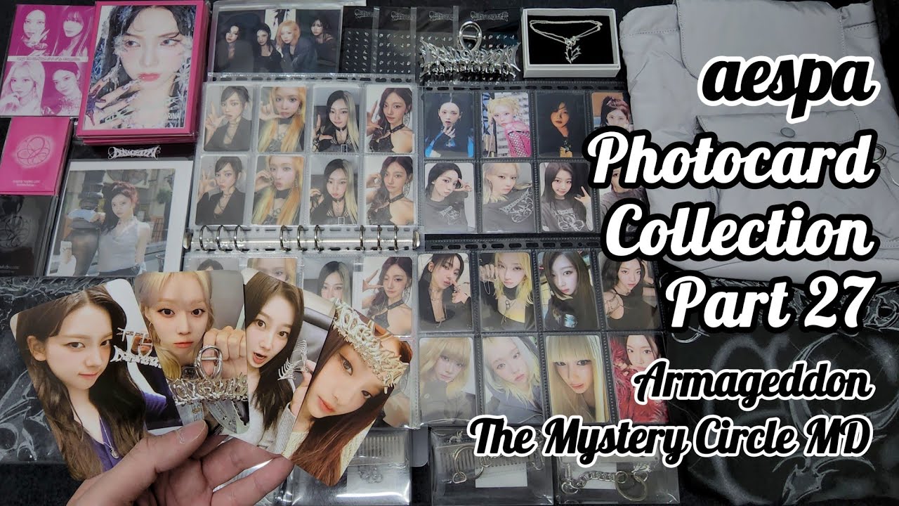 [Photocard] AESPA - Photocard Collection (Part 27) - Unboxing Armageddon: The Mystery Circle MDs