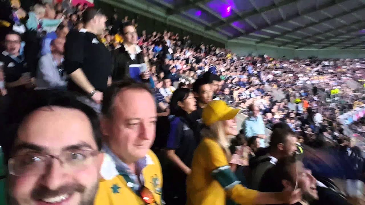 Rugby World Cup Final 2015 - Surrounded by Kiwis