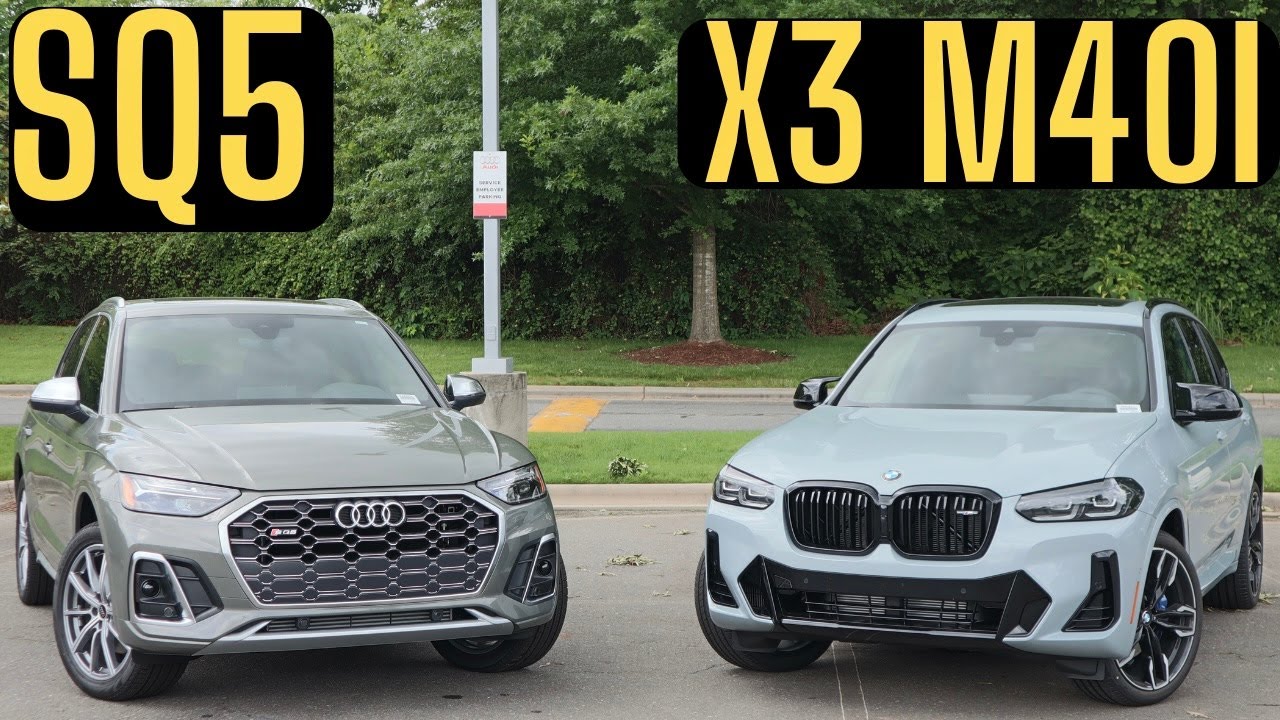BMW X3 M40i 2024 года против Audi SQ5 2024 года!