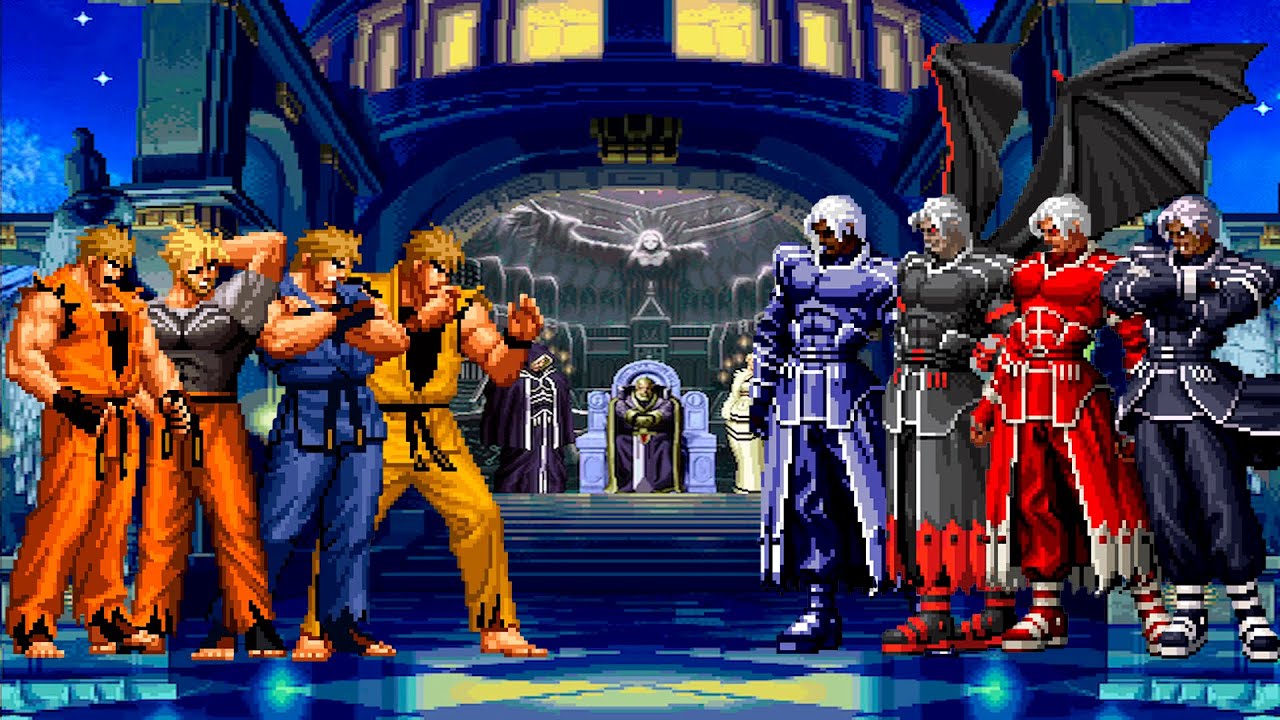 [KOF Mugen] Ryo Sakazaki Team vs Boss Zero Team