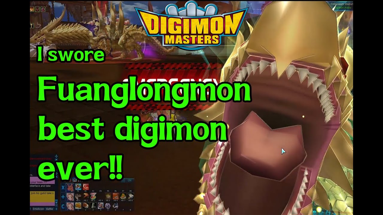 【DMO】I swore Fuanglongmon is the best digimon ever! So handsome!