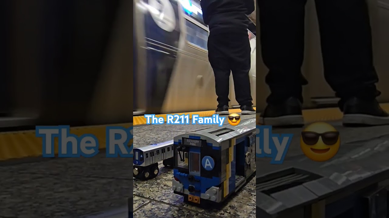 The R211 Family 😎: Lego R211T & Munipals R211A #shorts Feat: @theindbfdibrososc1872 @ThefannerfromMorrispark