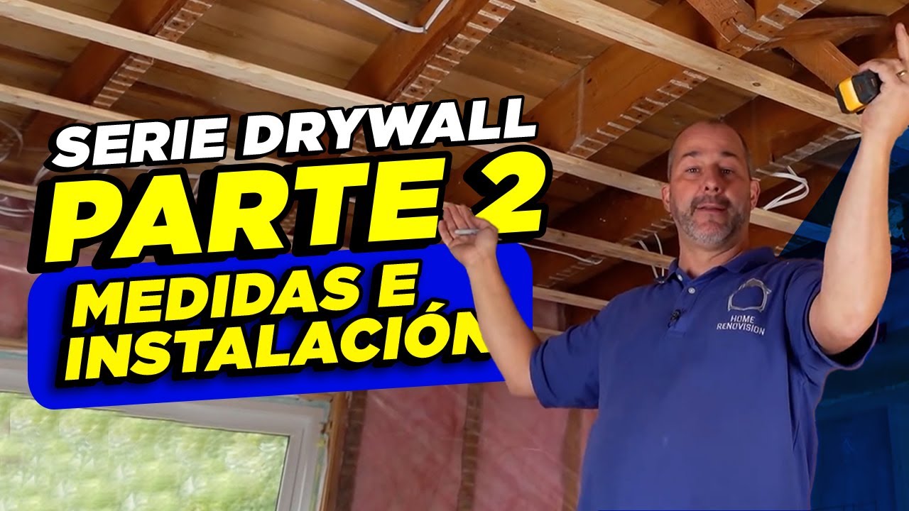 Drywall desde cero - Parte 2 | Corte e Instalación para principiantes!