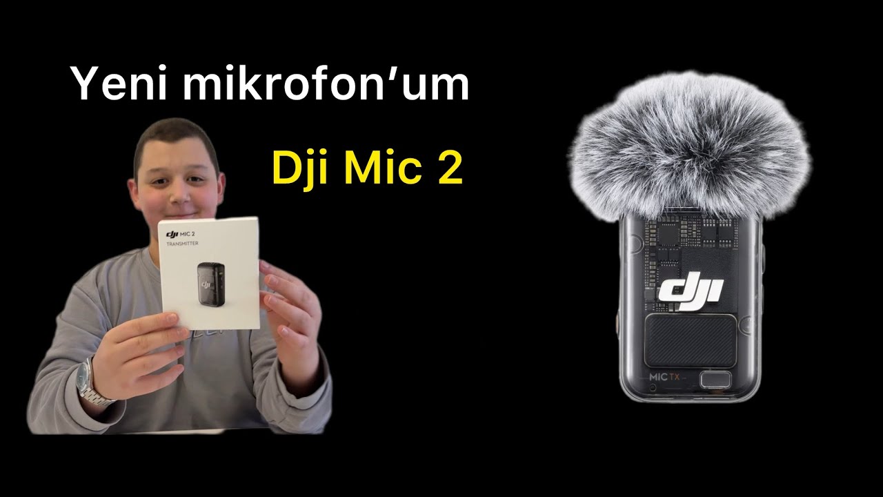 Yeni Dji mikrofon aldım kutu açılışı 