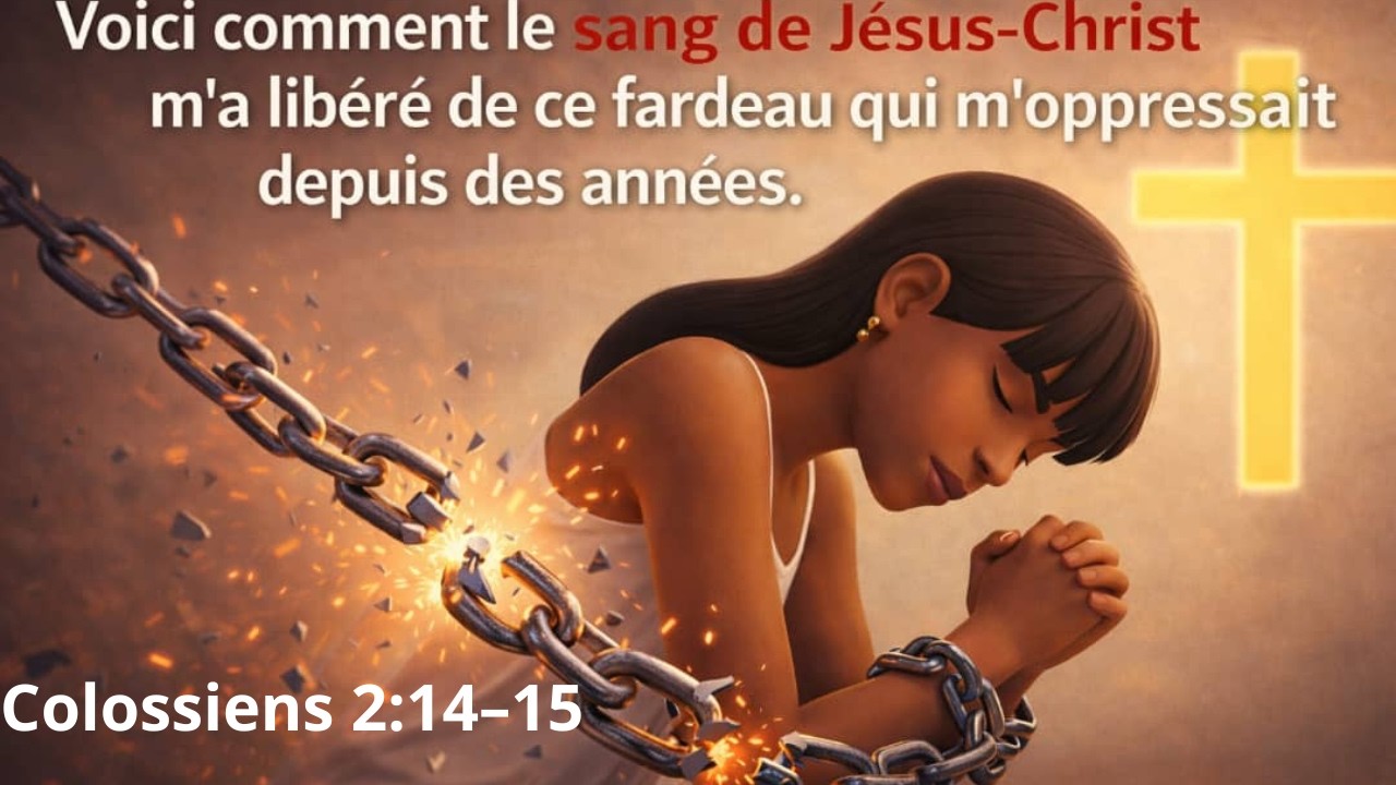 Voici comment le sang de Jésus m’a libéré de ce fardeau qui m’oppressait depuis des années.#foi 