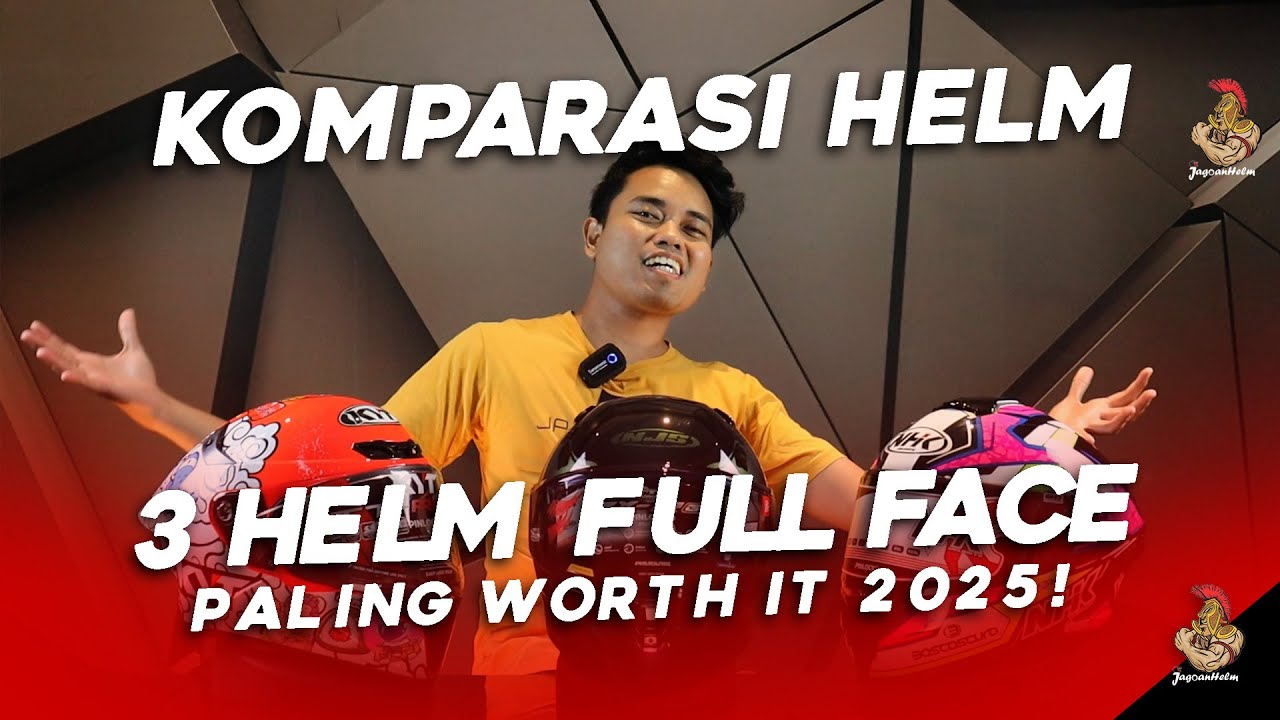 KOMPARASI HELM KYT TT-REVO - NJS ZX-1R GT - NHK MARK 1‼️| Jagoan Helm