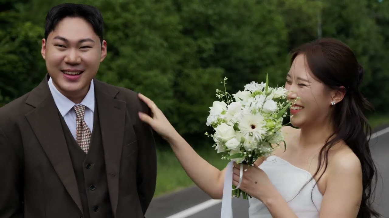 여름에 촬영한 제주웨딩 식전영상💍