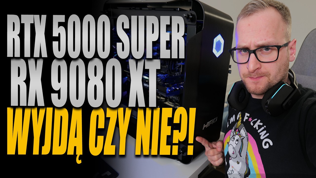 RTX 5000 Super i RX 9080 XT w przyszłym roku