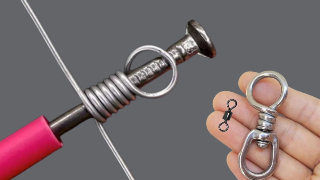 cara bikin kili-kili swivel pancing mudah dan terkuat