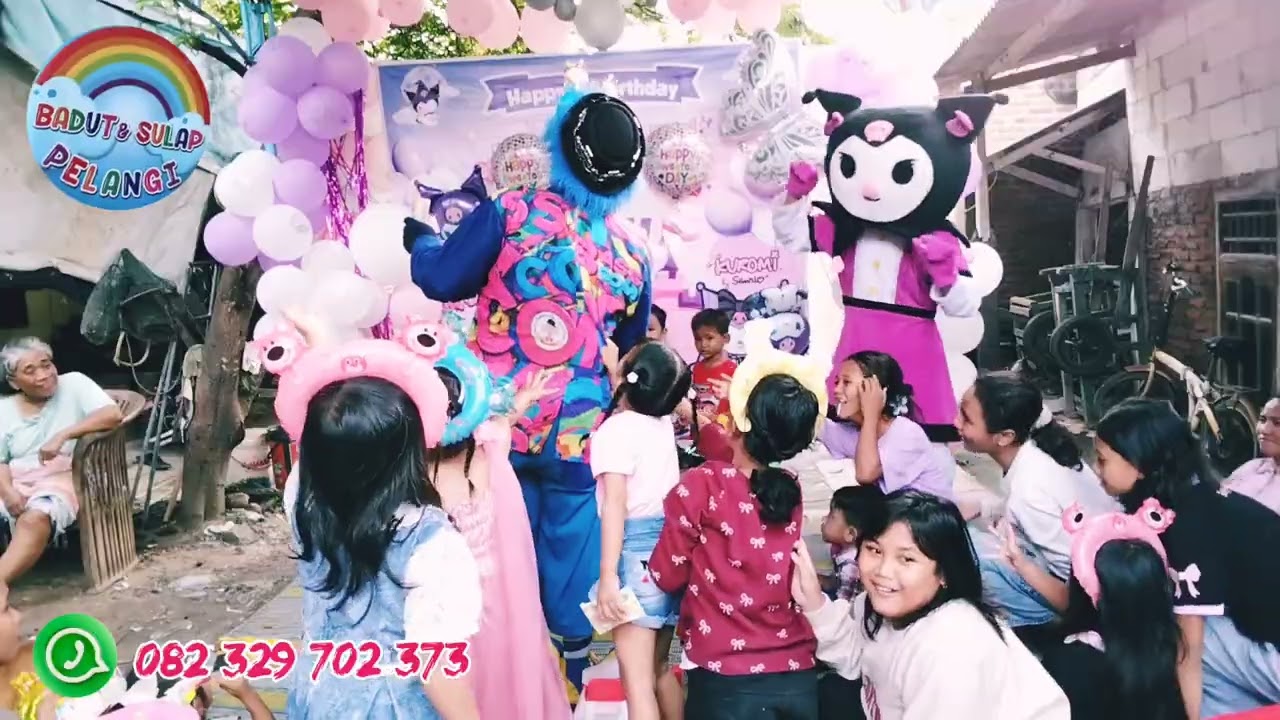 Om Badut Sanggar Pelangi 🌈http://wa.me/6282329702373#badut #viral #semuaorang