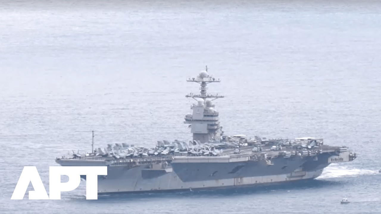WATCH: USS Gerald Ford Arrives in Greece After Fire During Iran War Deployment | APT
