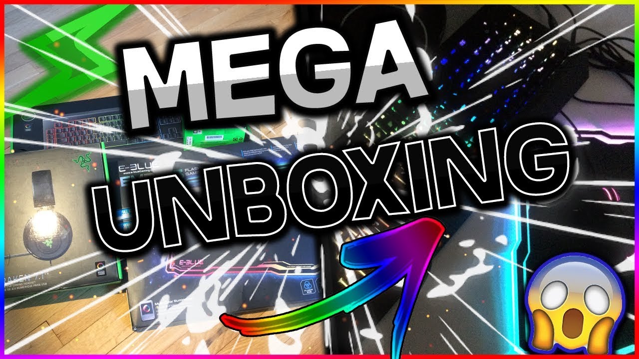 MEGA UNBOXING DE MON NOUVEAU SETUP !😍 📦 (BONNE ANNÉE 2K18😘)