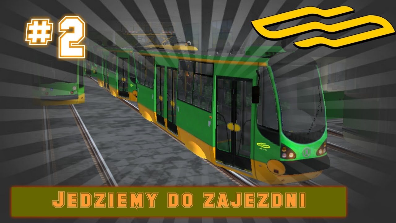 Trainz Simulator 2004 Moderus Alfa | MPK Poznań | Zjazd do zajezdni Głogowska