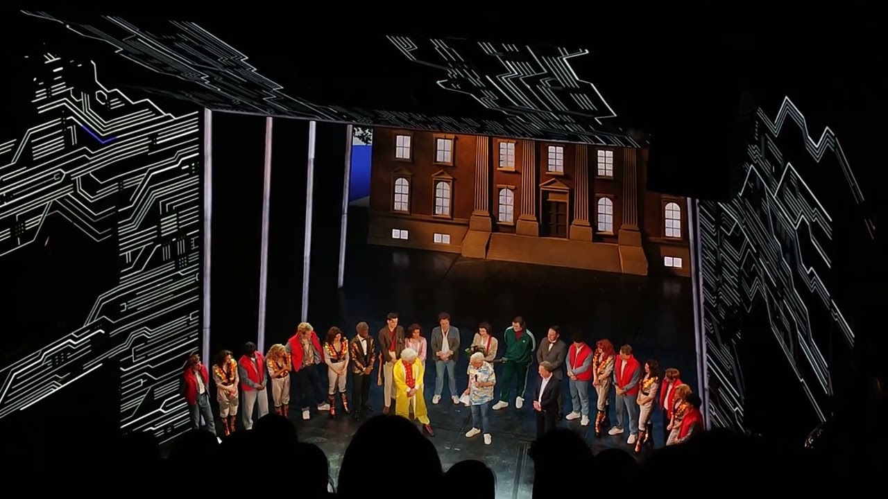 Back To The Future The Musical Curtain Call 20/3/22 Roger Bart's Final West end Show