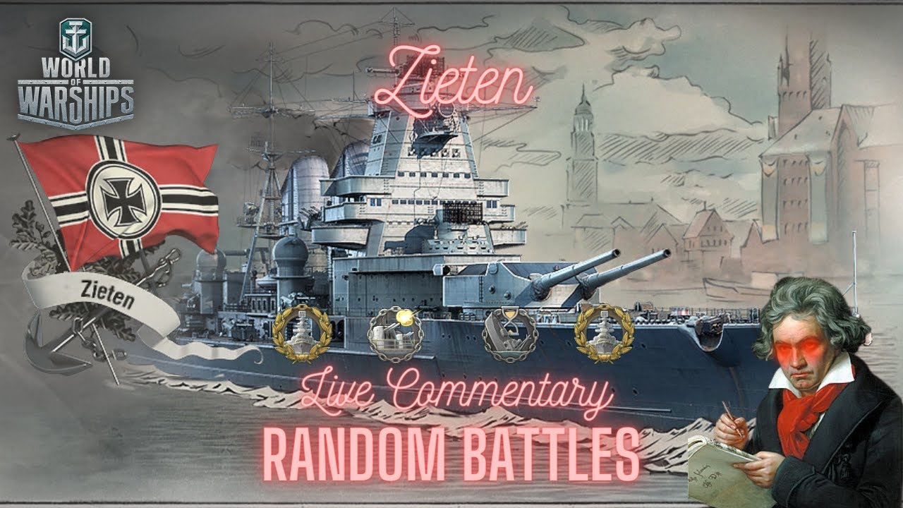 World of Warships - Zieten: Live Commentary + Beethoven