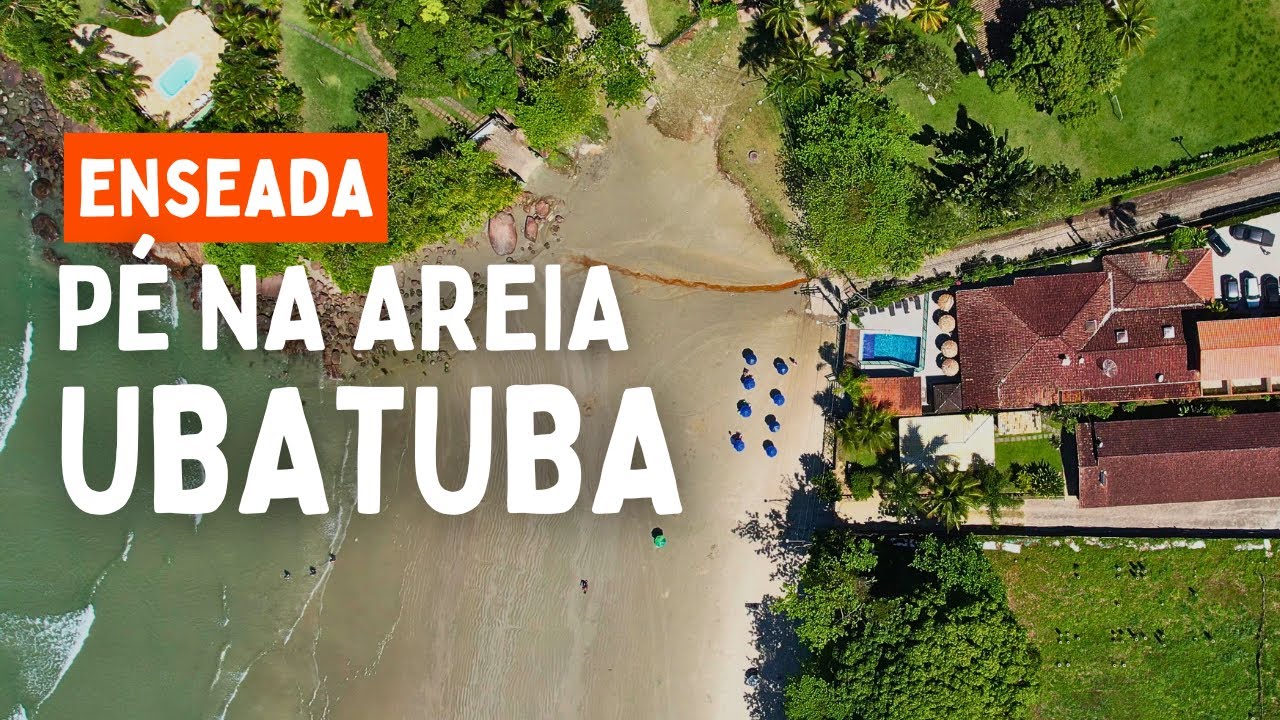 PÉ NA AREIA com PREÇO JUSTO e PISCINA AQUECIDA na Praia da Enseada em Ubatuba