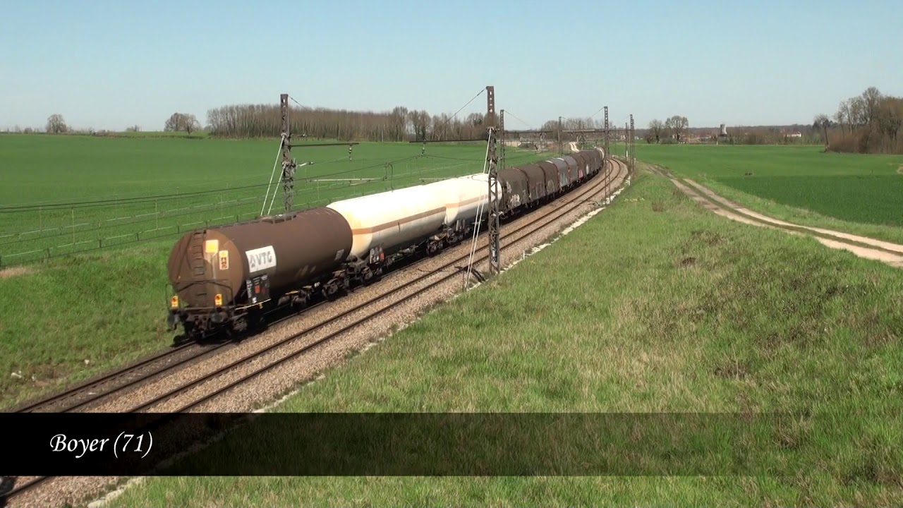 Trains &agrave; Fleurville et Tournus