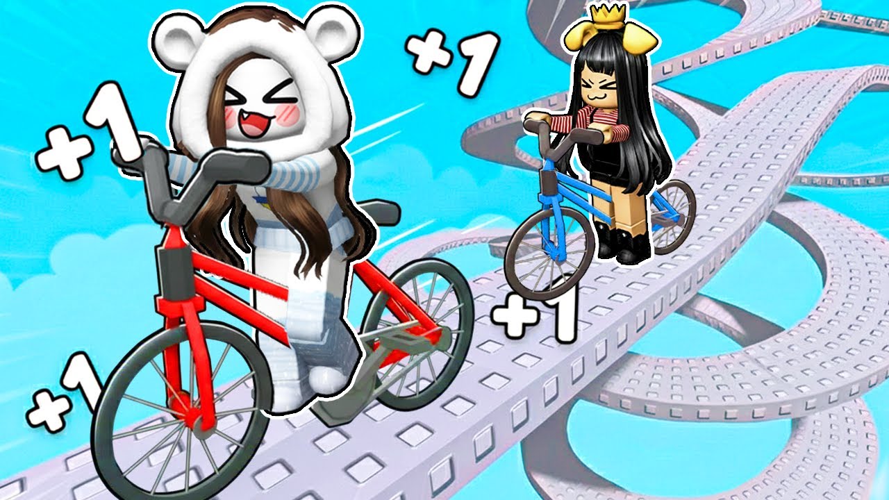 Roblox ma ogni secondo vai piu' veloce in bici per scappare!