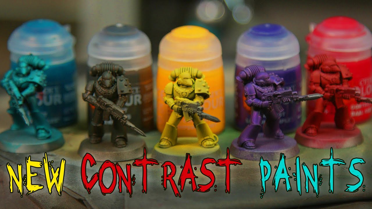 Testing Out The New CONTRAST PAINTS With An AIRBRUSH!