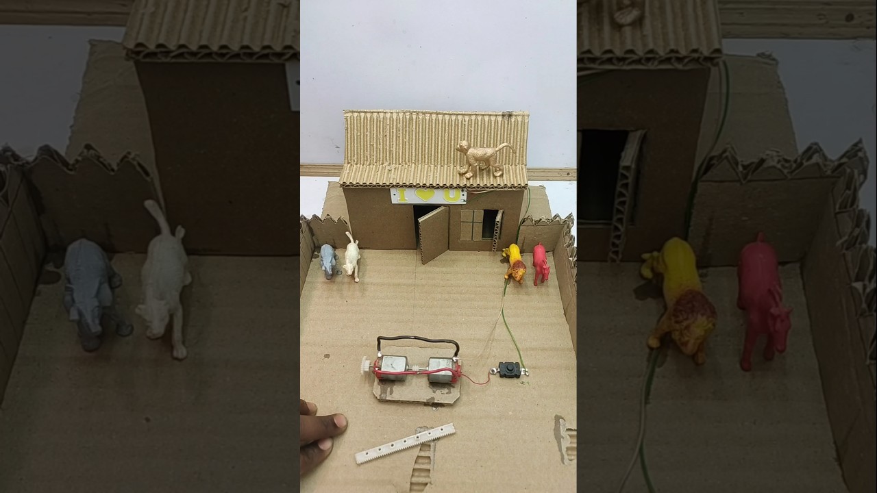 Free Electricity Generator for Smart Home Model ⚡ | LED Light Science Project 💡