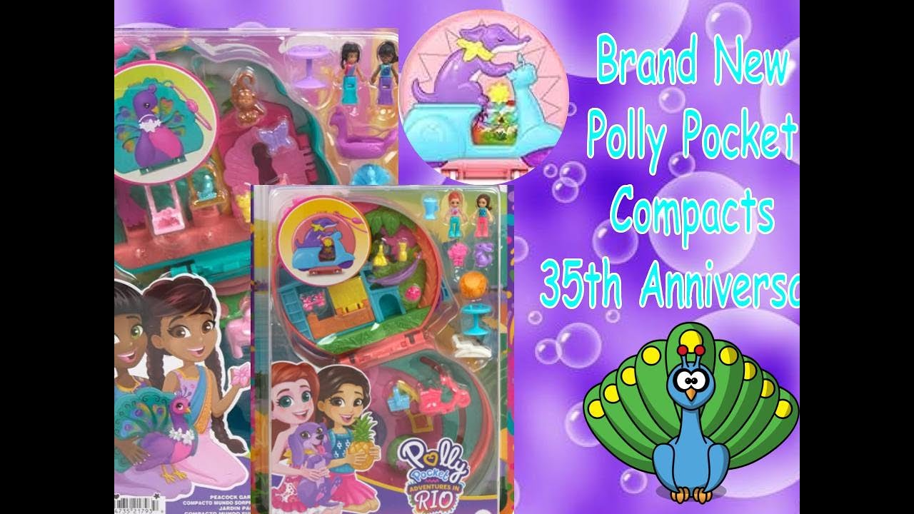 Brand New Polly Pocket compacts; 35th Anniversary