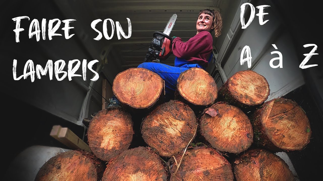 🌳On découpe notre lambris en forêt🌳 #21