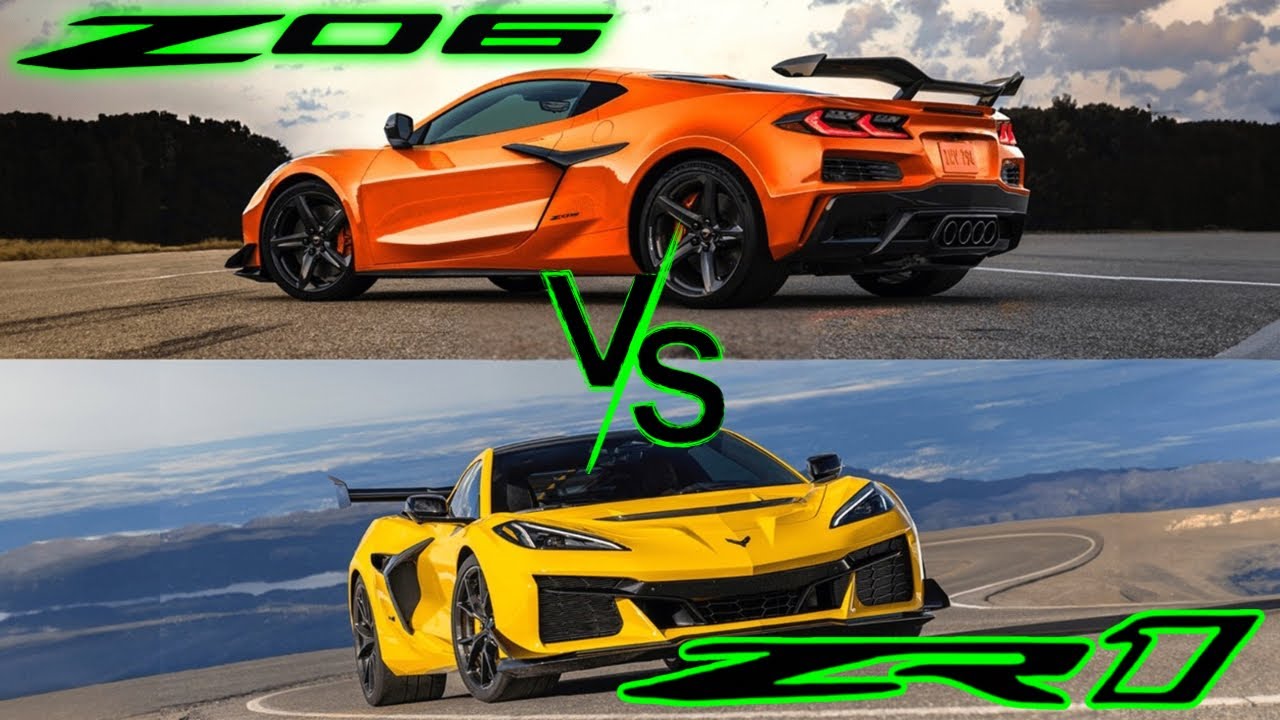C8 ZR1 против C8 Z06! Битва V8 с плоским коленчатым валом! Сравнение звучания