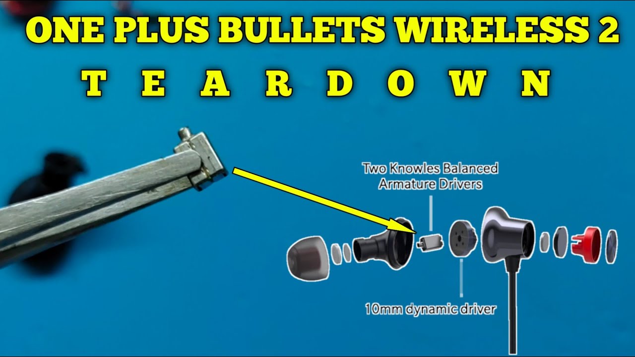 OnePlus bullets wireless 2 Teardown || Knowles Balanced Armature Drivers
