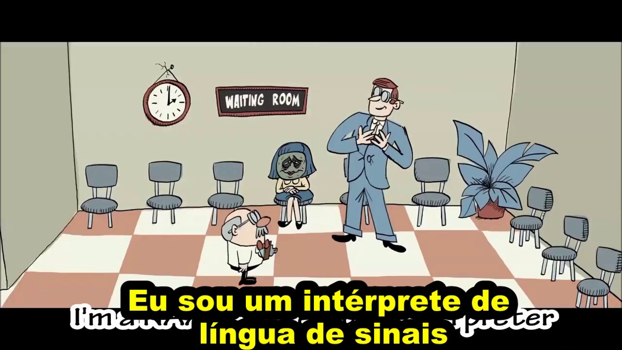 A surda no hospital...