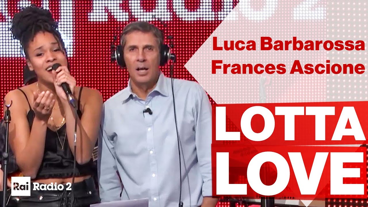 Luca Barbarossa e Frances Ascione live a Radio2 Social Club - 