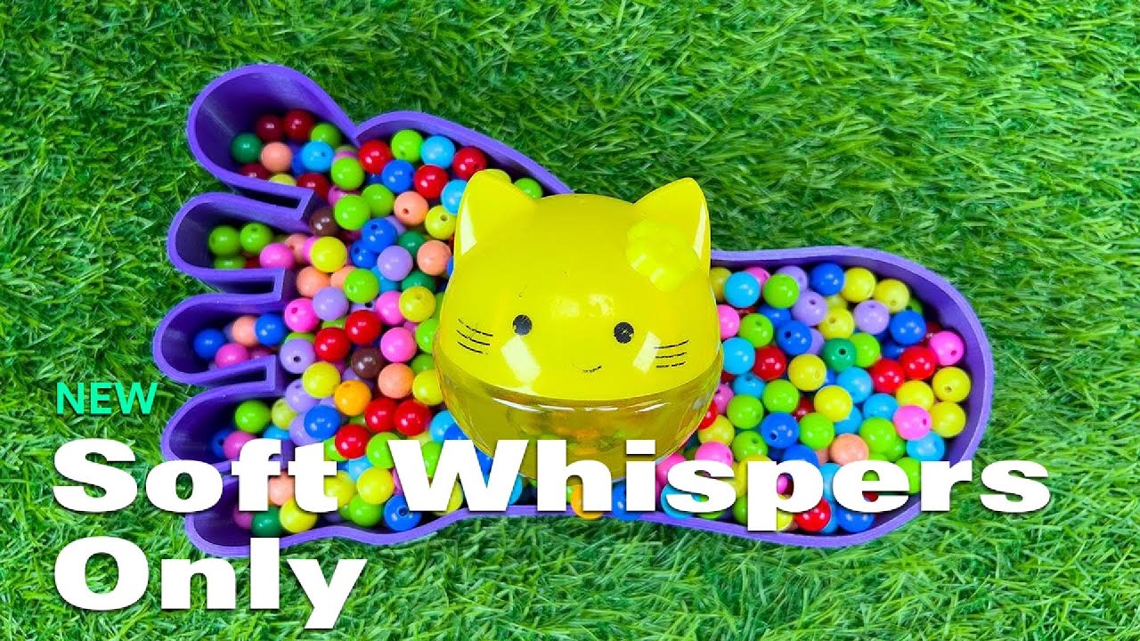 [ASMR] Candy Hues Blooming in Glossy Slime Pools – Intense Relaxation & Tranquility (No Talking)
