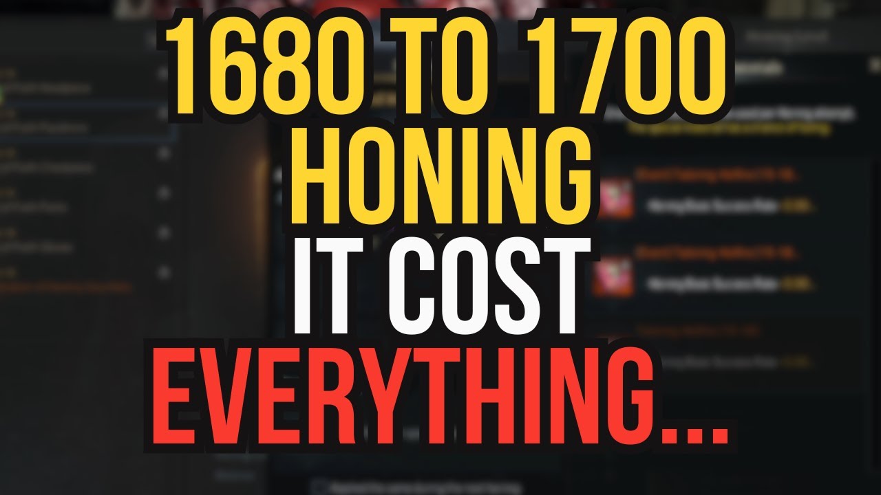 we did an oopsie... striker 1680 to 1700 honing
