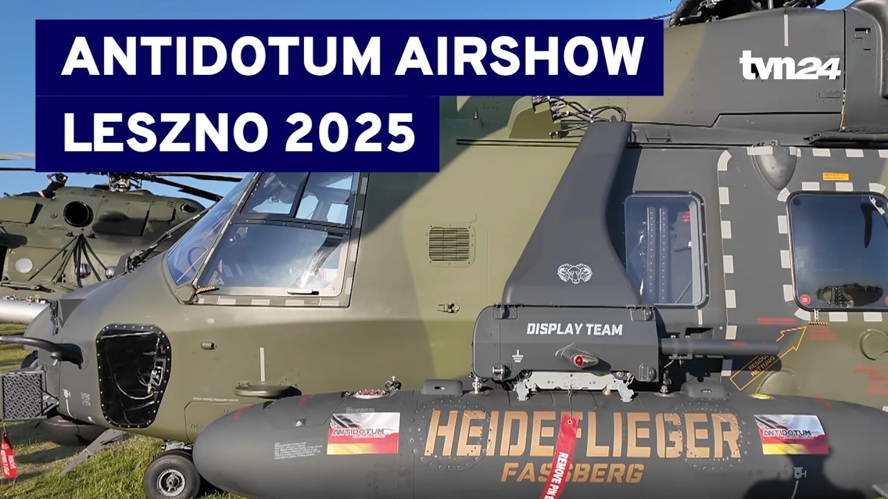 Antidotum Airshow Leszno: F-16, lot UH-1, lowpass Airbus’a i Flying Dragons [„Vlog Molędy”] @tvn24