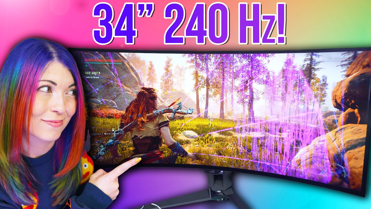ASUS ROG OLED 34” Ultrawide 240 Hz Gaming Monitor is EPIC