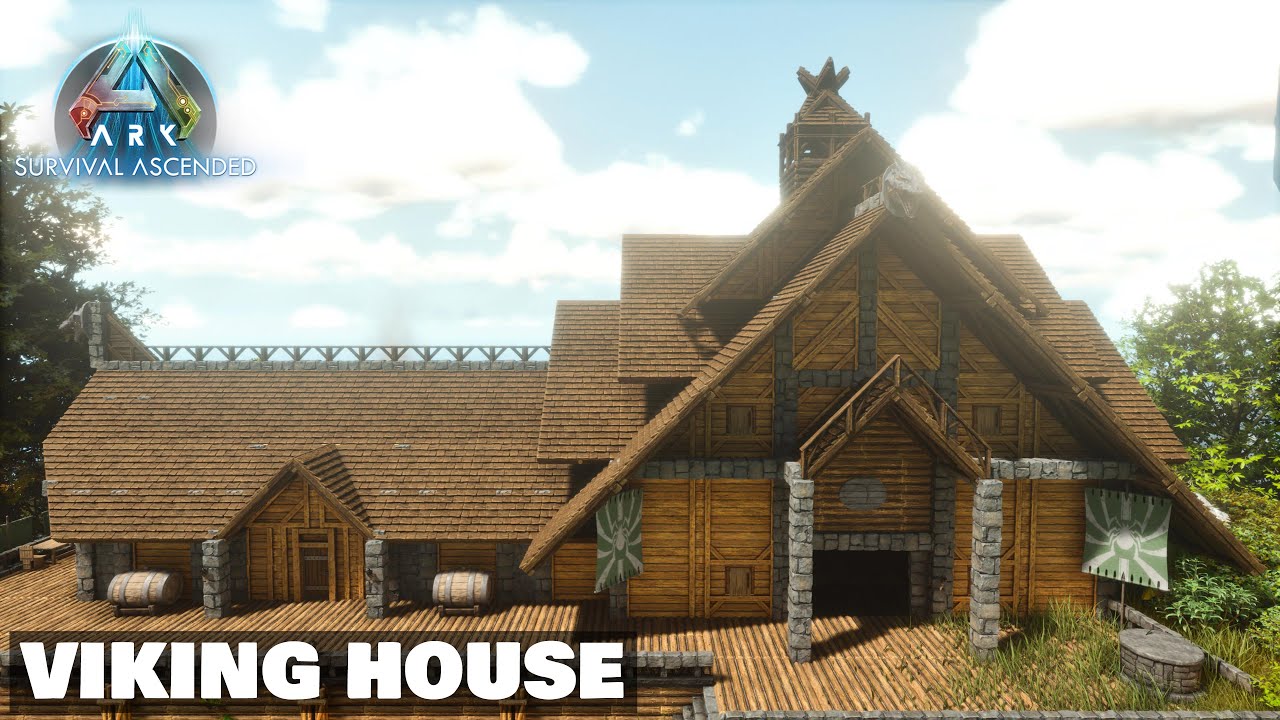 Ark Ascended Base Builds - Viking House - ASA