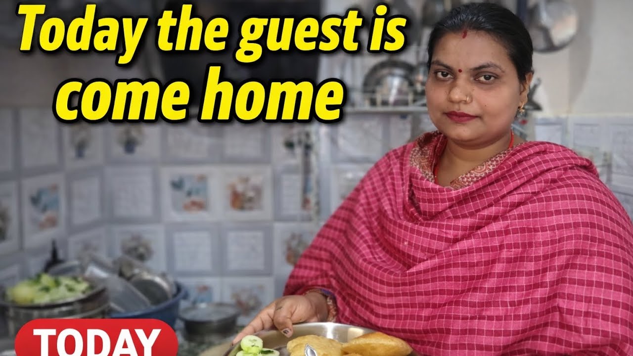 Today the guest is come home #priyankamishraofficial #radheradhe #priyankamishravlog
