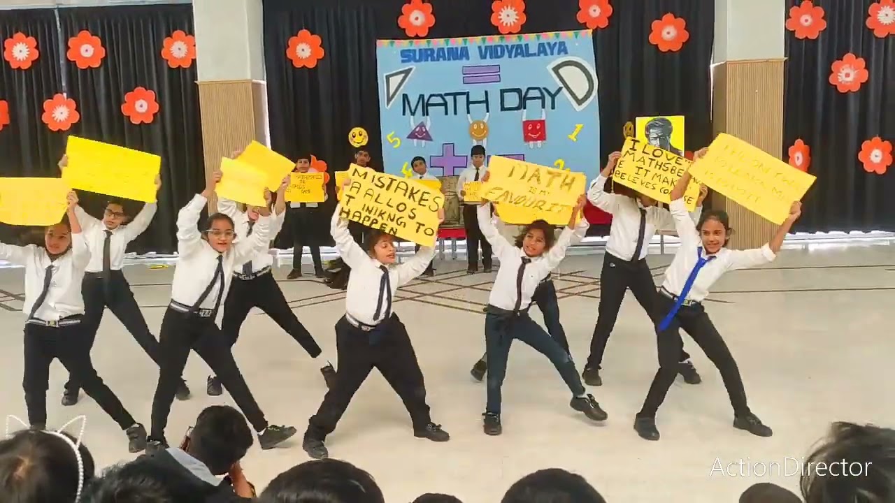 Mathematics day dance & skit |  @suranavidyalaya_official