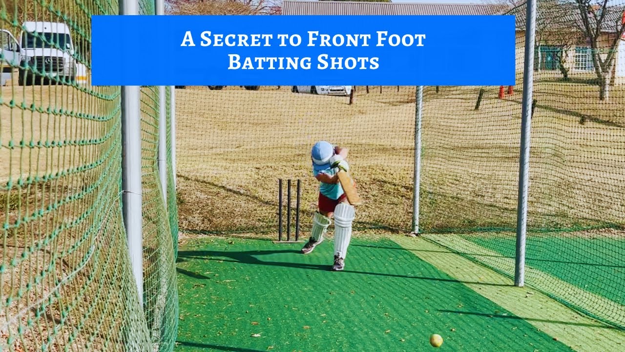 A Secret to Front Foot Batting Shots