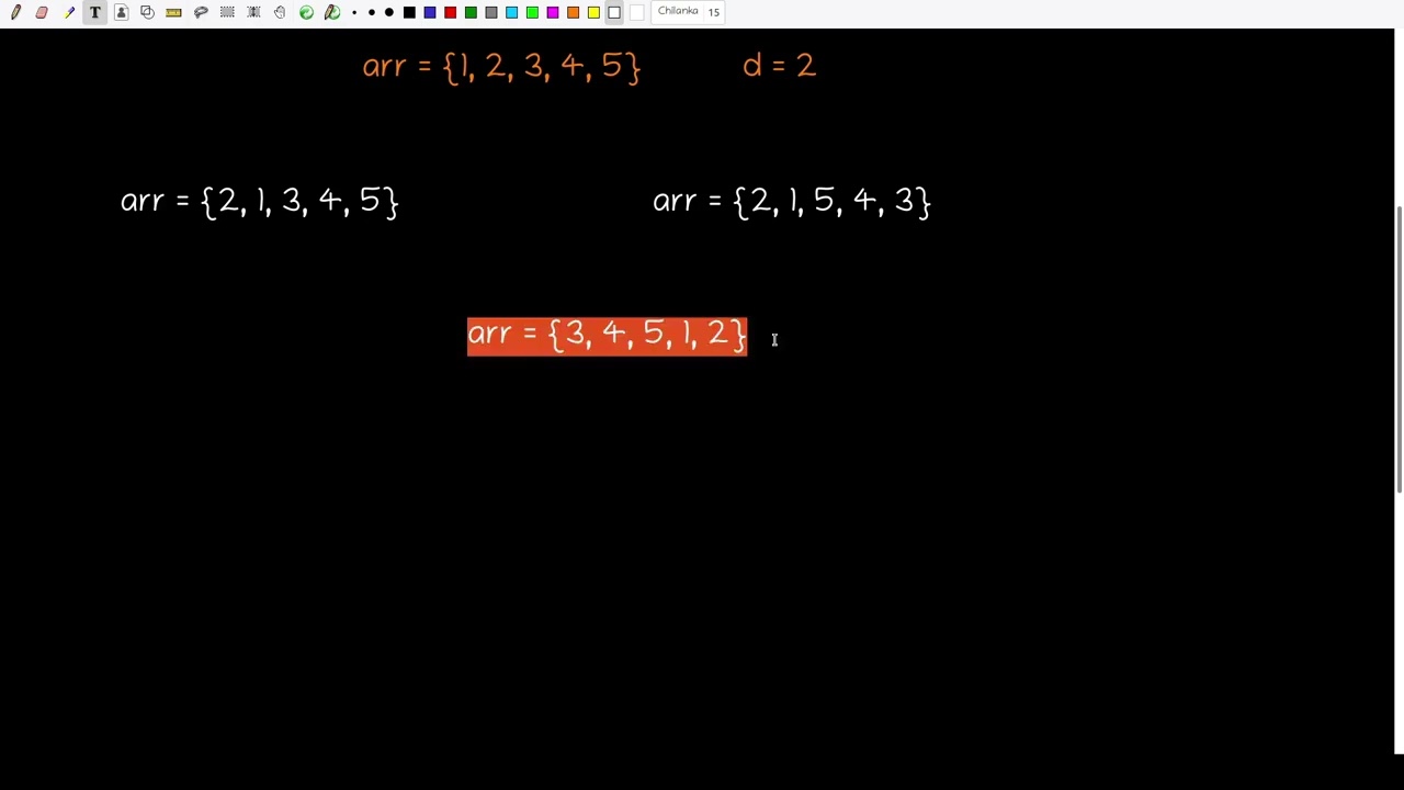 Rotate Array | GeeksForGeeks | Problem of the Day | Python | C++
