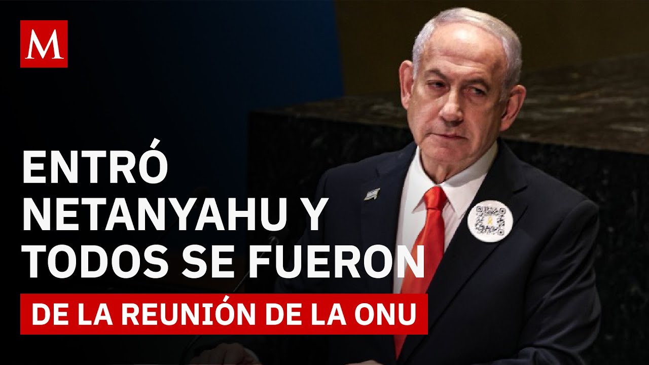 Netanyahu habla, y la sala se vacía: el rechazo diplomático en la ONU