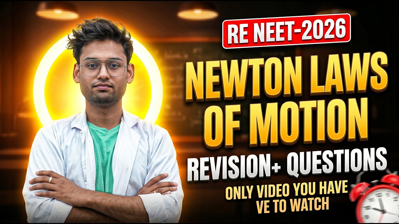 THE RE-NEET: RISE AGAIN 🔥 | COMPLETE NEWTONS LAWS OF MOTION |⚡ Most Predicted NEET Questions 🚀