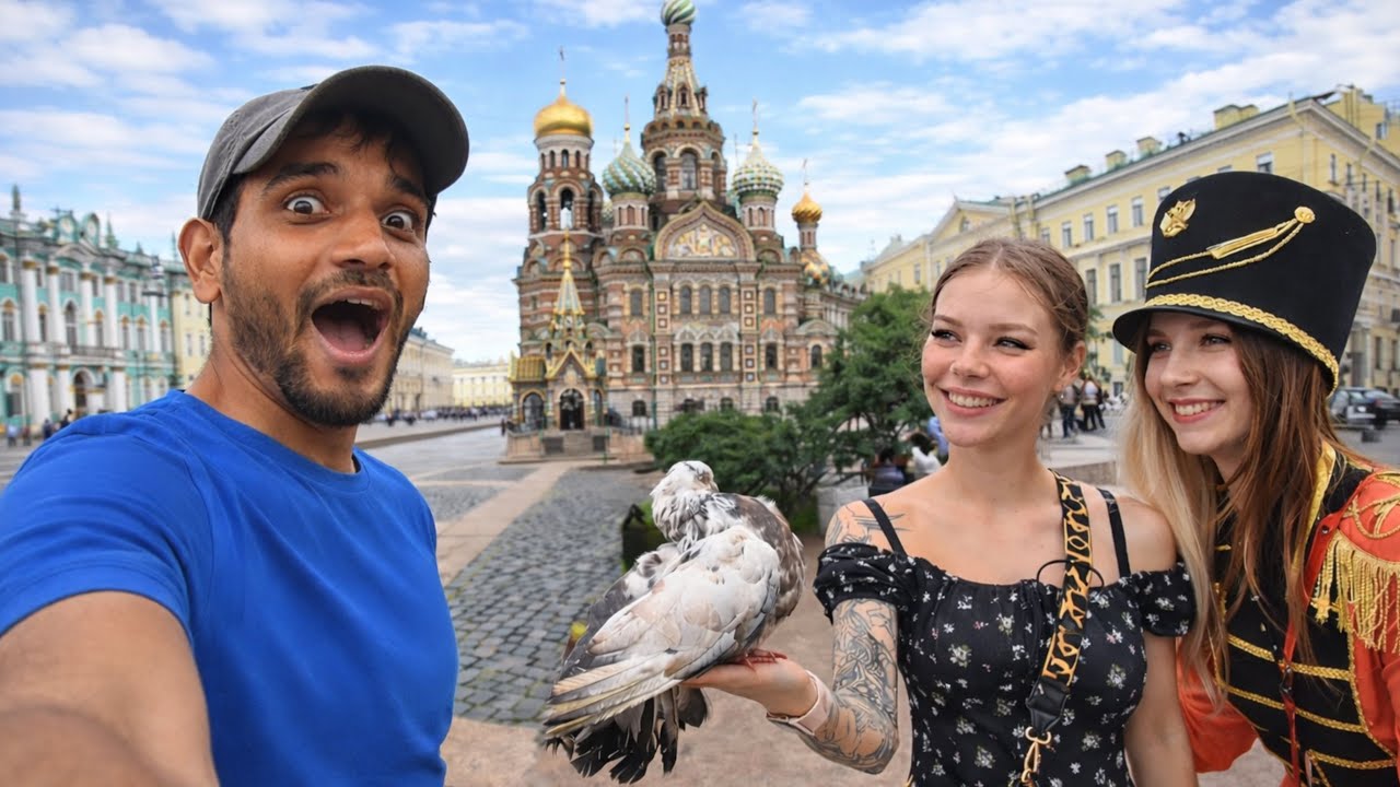 First Time in RUSSSIA  #indianinrussia #saintpetersburg #russia