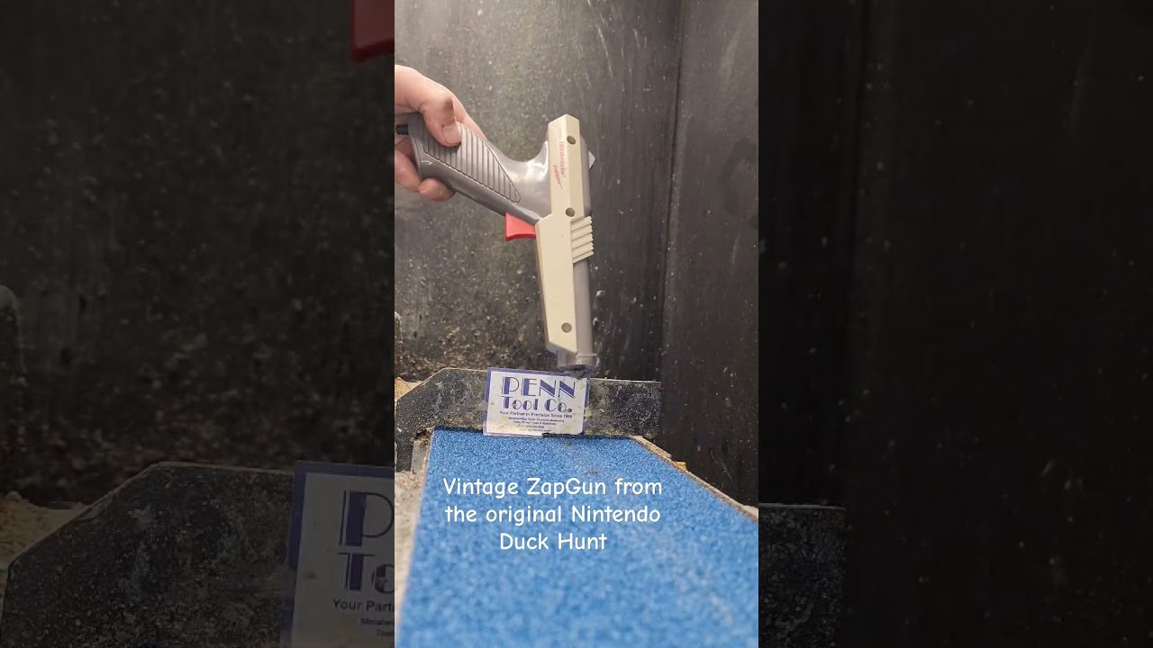 vintage zap gun gets destroyed 