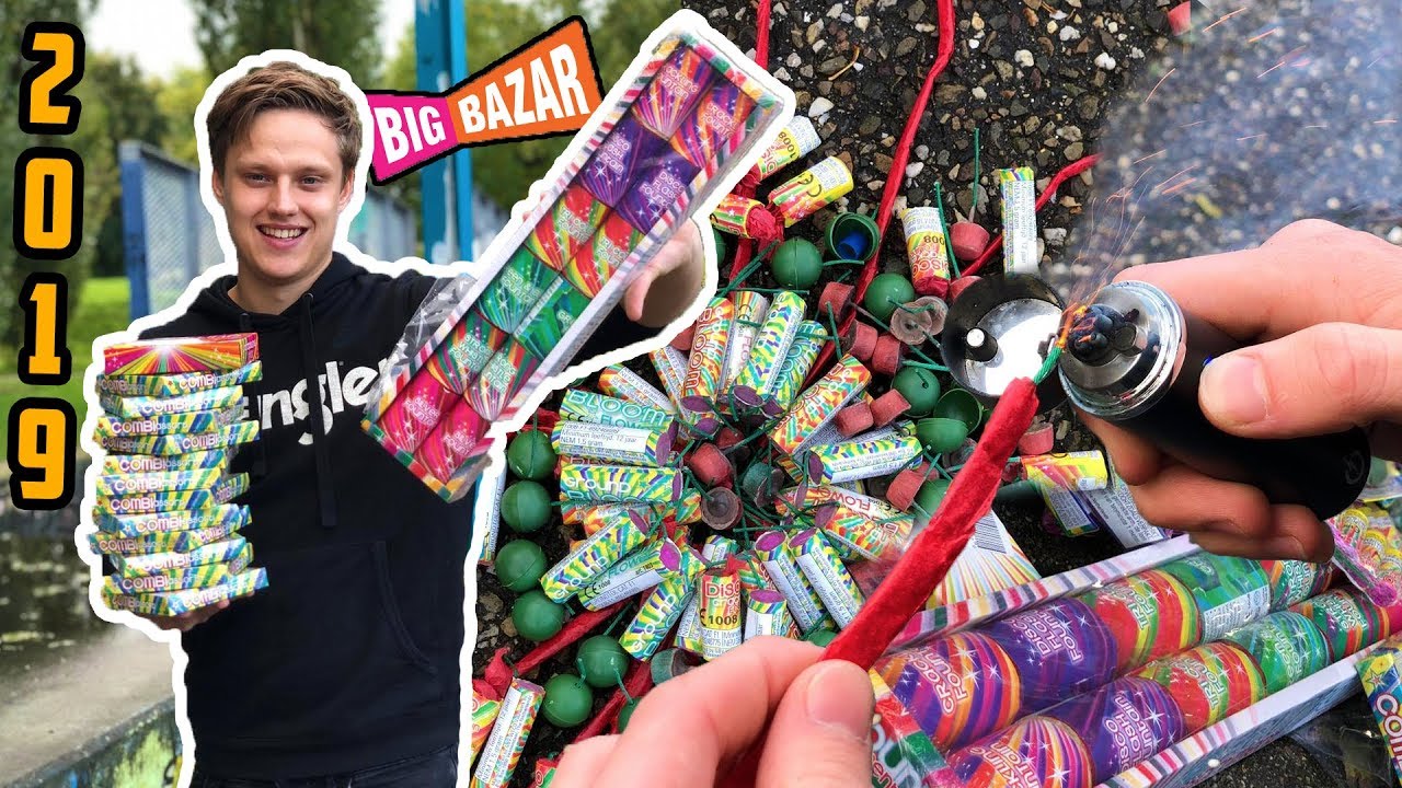CAT 1 VUURWERK KOPEN EN AFSTEKEN! | bigbazar 2019