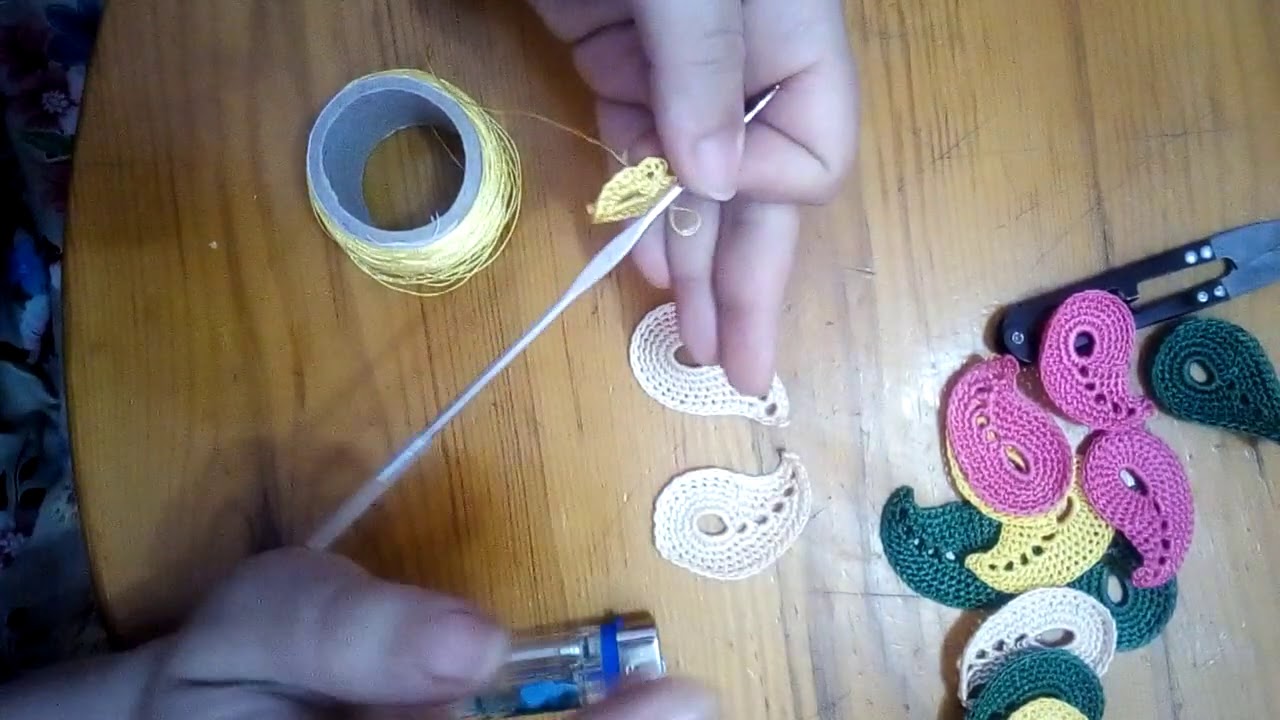 طريقة عمل موتيف الدمعة